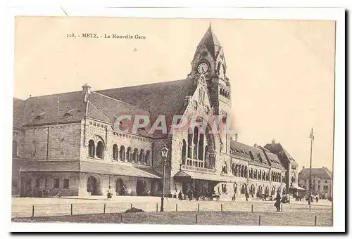 Metz Cartes postales La nouvelle gare