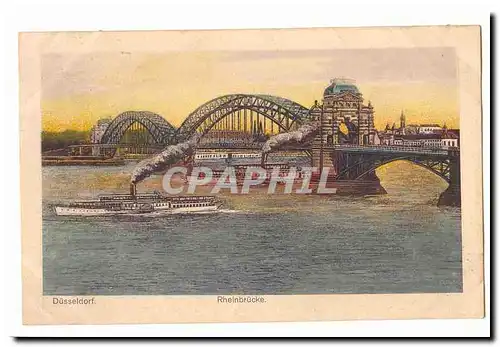 Dusseldorf Cartes postales Rheinbrucke
