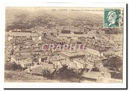 Vienne Cartes postales Panorama de Vienne et de Ste Colonne