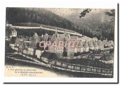 Cartes postales Vue generale du couvent de la Grande Chartreuse