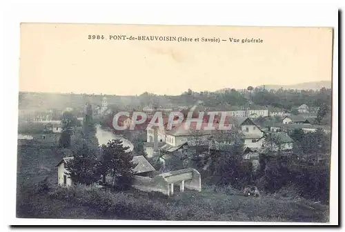 Pont de Beauvoisin Cartes postales Vue generale