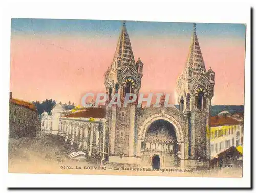 La Louvesc Cartes postales La basilique Saint Regis (vue Sud est)