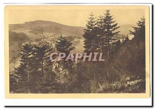 La Louvesc Cartes postales Paysage sur la Louvesc et le Mont Bressel pris du Mont Chais