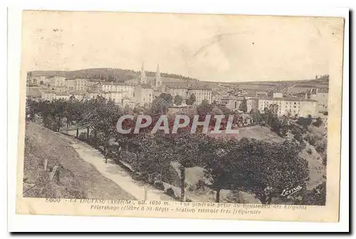 La Louvesc Ansichtskarte AK Vue generale alt 1050m Vye generale prise du boulevard des Elegants Pelerinage celebr