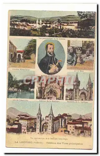 La Louvesc Cartes postales Tableau des vues principales