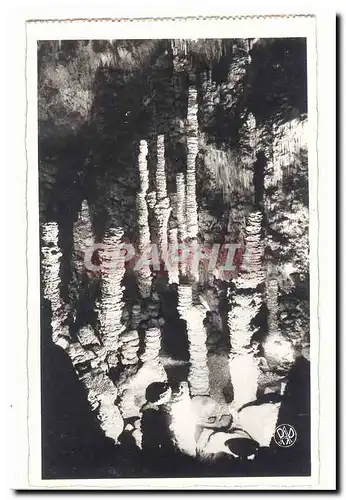 Aven d�Orgnac Cartes postales Stalagmite deviee Partie ouest de la salle superieur