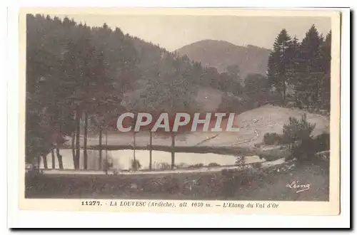 La Louvesc Ansichtskarte AK L&#39etang du val d&#39or