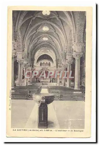 La Louvesc Cartes postales L&#39interieur de la basilique
