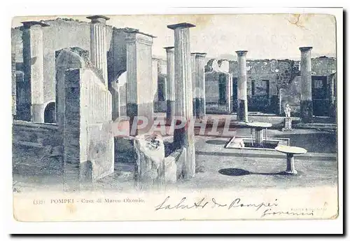 Italie Italia Pompei Ansichtskarte AK Casa di MArco Olconio