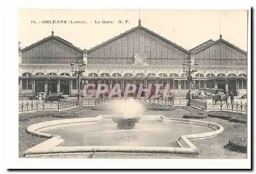 Orleans Cartes postales La gare