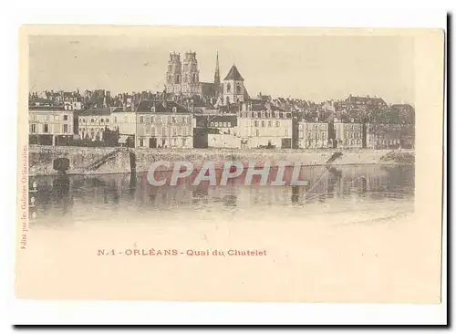 ORleans Ansichtskarte AK Quai du Chatelet