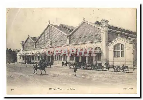 ORleans Cartes postales La gare (animee)