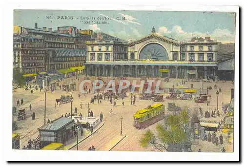 Paris (10eme) Ansichtskarte AK La gare de l&#39est