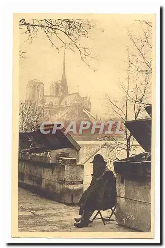 Paris (1er) Cartes postales L&#39ancetre des bouquinistes (metiers)