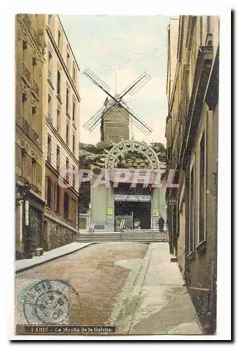 Paris (18eme) Cartes postales Le moulin de la Galette (mill)