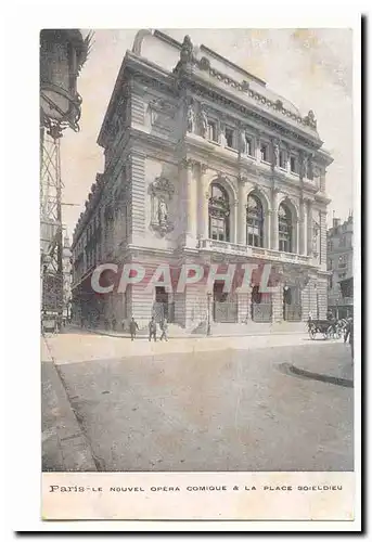 Paris (1er) Cartes postales Le nouvel Opera comique et la place Boieldieu