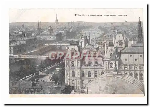 Paris (1er) Cartes postales Panorama des SEpt ponts