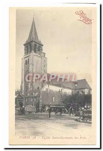 Paris (5eme) Cartes postales Eglise Saint Germain des PRes (animee)