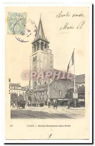 Paris (5eme) Cartes postales Eglise Saint Germain des PRes (animee)