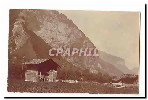 Suisse (non localise) Carte photo Ansichtskarte AK