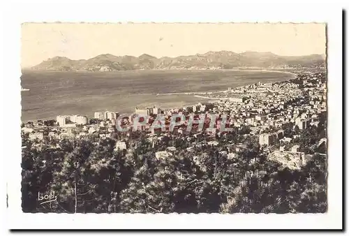 Cannes Cartes postales Vue prise du Super Cannes