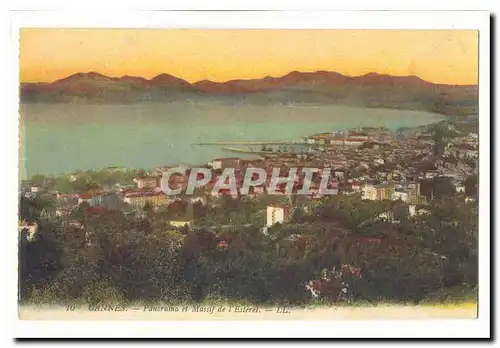 Cannes Cartes postales Panorama et massif de l�Esterel