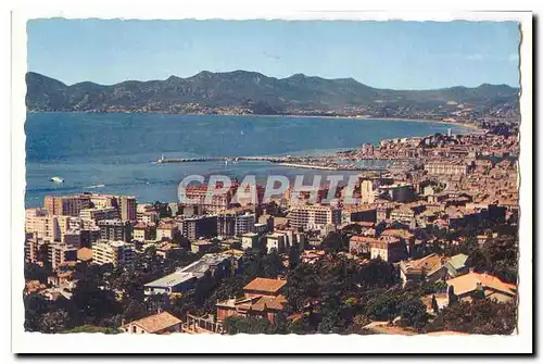 Cannes Cartes postales moderne Vue generale prise de Super Cannes Au fond l'Esterel