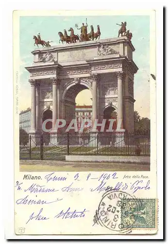 Italie Italia Milano Cartes postales Aco della PAce