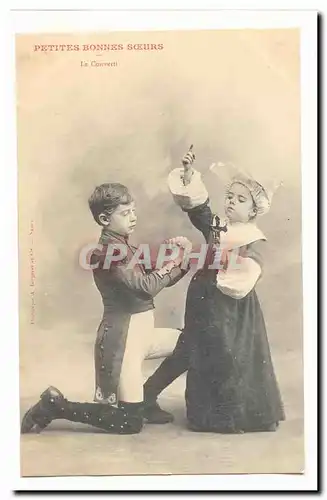 Petites bonnes soeurs Cartes postales Le converti (enfants)