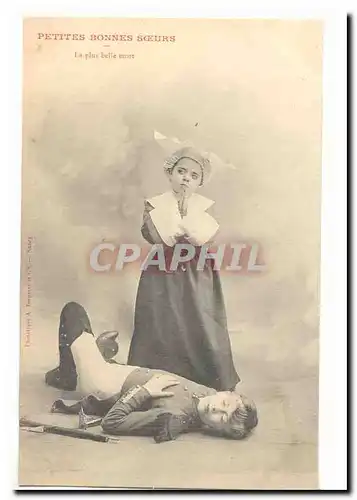 Petites bonnes soeurs Cartes postales La plus belle mort (enfants)