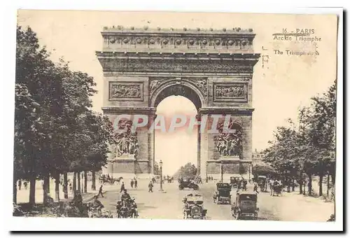 Paris (8eme) Ansichtskarte AK L�arc de triomphe