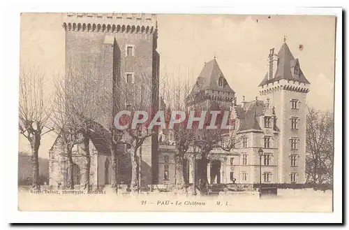 Pau Cartes postales le chateau