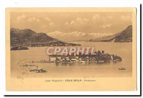 Italie Italia Ansichtskarte AK Laggio Maggiore Isola Bella Panorama