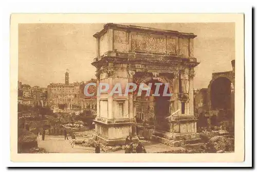 Italie Italia Roma Cartes postales rco Trionfade di tito con vist del Foro Romano (arc de triomphe)