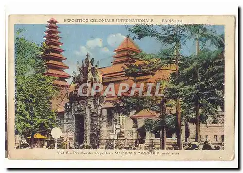 Exposition coloniale internationale Paris 1931 Cartes postales Pavillon des Pays Bas Mooden & Zweedijk architect