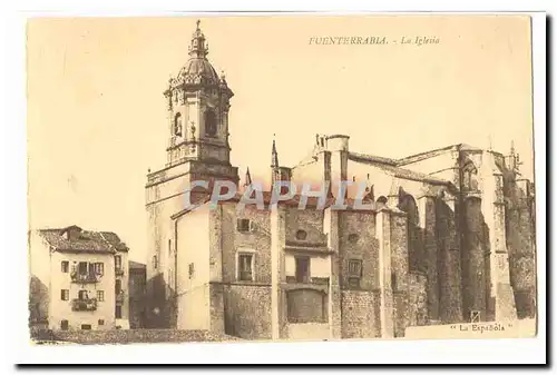 Espagne Espana Cartes postales Fuenterrabia La iglesia