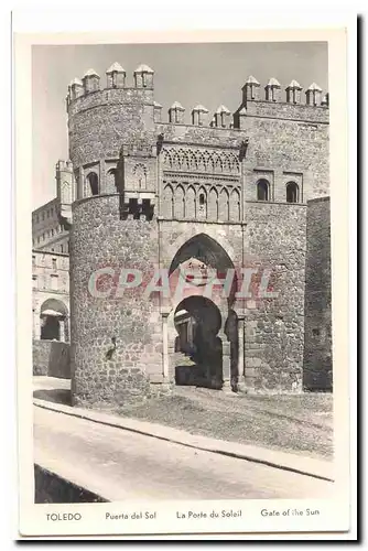 Espagne Espana Cartes postales Toledo Puerta del Sol La porte du soleil