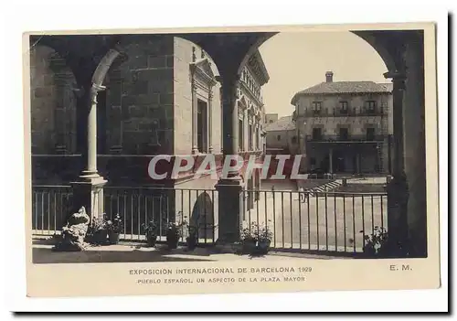 Espagne Espana Cartes postales Exposicion internacional de Barcelona 1929 Pueblo espanol un aspecto de la playa