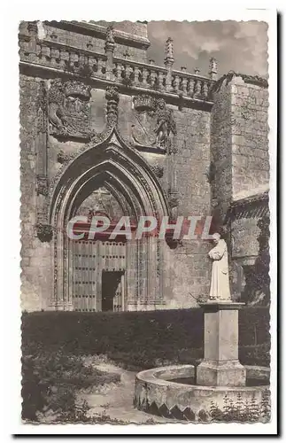 Espagne Espana Ansichtskarte AK Burgos Cartuja de Miraflores Entrada a la Iglesia