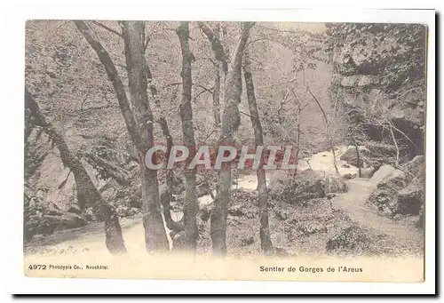 Suisse Cartes postales Sentier de Gorges de l&#39areus