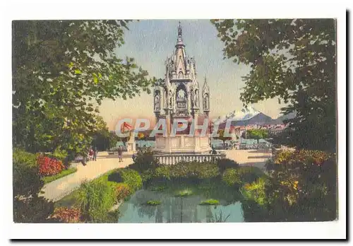 Suisse Cartes postales Geneve Monument Brunswick