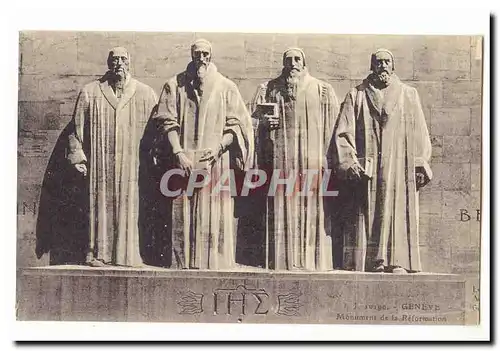 Suisse Cartes postales Geneve Monument de la Reformation