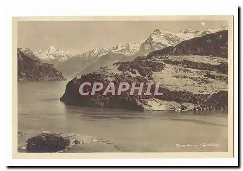 Suisse Cartes postales Urner See und Seelisberg