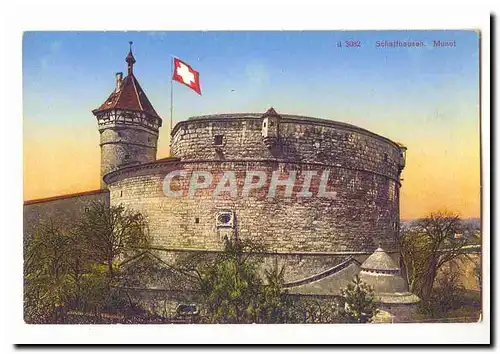 Suisse Cartes postales Schaffhausen Munot