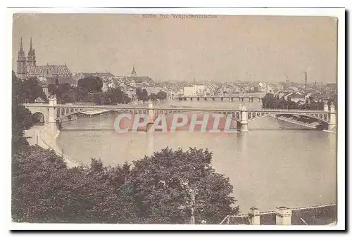 Suisse Cartes postales Geneve Rade Jet d&#39eau (90 metres ) et Mont Blanc