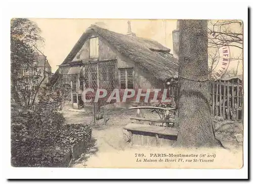 Paris Montmartre (18eme) Cartes postales La maison de Henri IV rue St Vincent