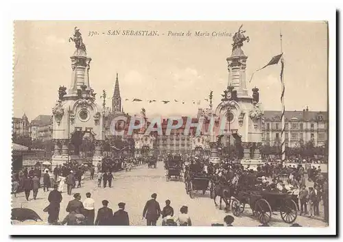 Espagne San Sebastian Cartes postales Puente de MAria Cristina