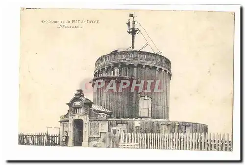 Sommet du Puy de Dome Cartes postales L&#39observatoire (astronomie)