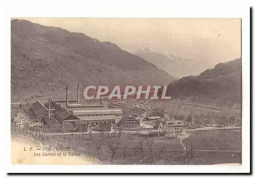 Ugine Cartes postales Les usines et la vallee