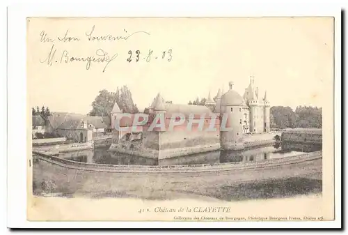 La Clayette Ansichtskarte AK Chateau de La Clayette